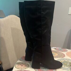 Eloquii Elements “Laurah” Black Wide Calf Knee-High Boots size 10W women’s